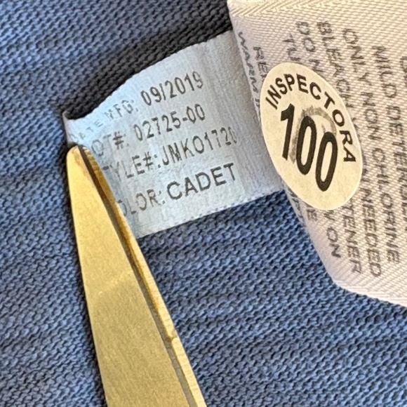 Johnnie-O Keane quarter zip pullover Large blue - Picture 15 of 16